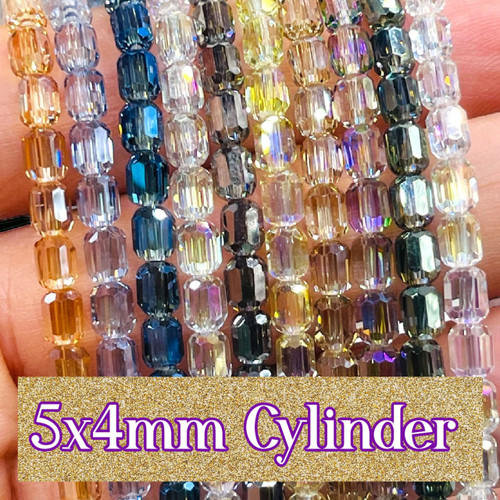 5x4mm Cylinder Thunder Polish