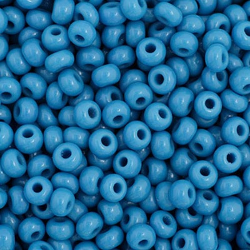11/0 Opaque Dark Blue Preciosa Seed Beads (20g) 23980M