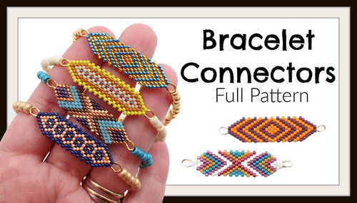 Bracelet Connector PRINTED Pattern - Mailed to your Home