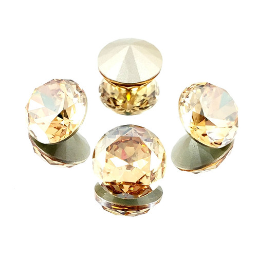 16mm Crystal Golden Light Chaton (Chinese Crystal) 1 Piece