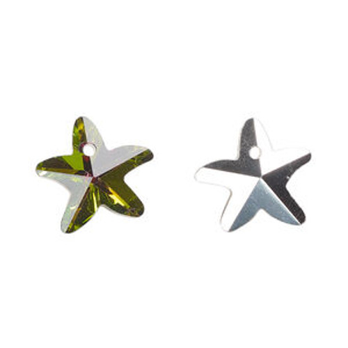 14x14mm Vitrail Medium Starfish (2 Pieces)