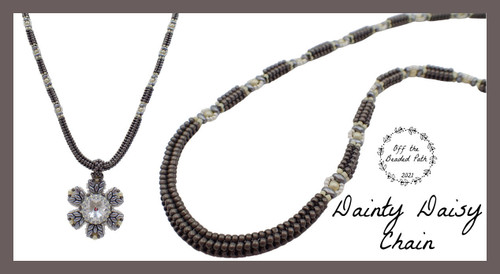 Dainty Daisy Chain PRINTED Pattern - Mailed to your Home