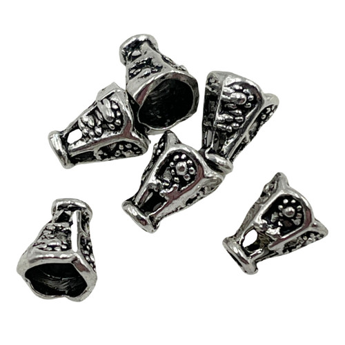 6.5x5.5x3mm Pewter Bead Cap (6pk)