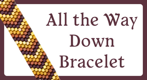 All the way down bracelet instant download pattern