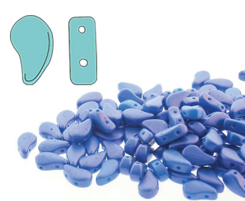 8x5mm Tropical Blue Raspberry Paisley Duo (8g) PD8502010-24509