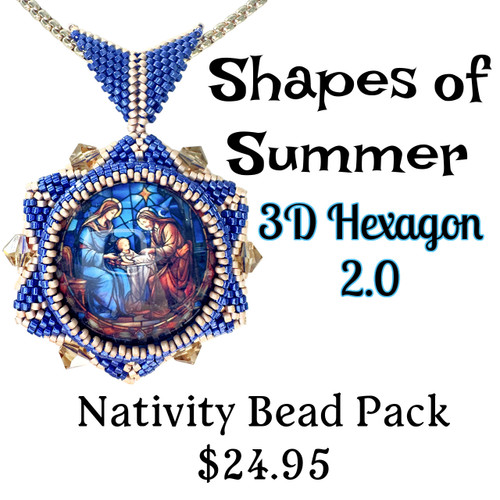 Nativity 3D Hexagon Pendant Kit