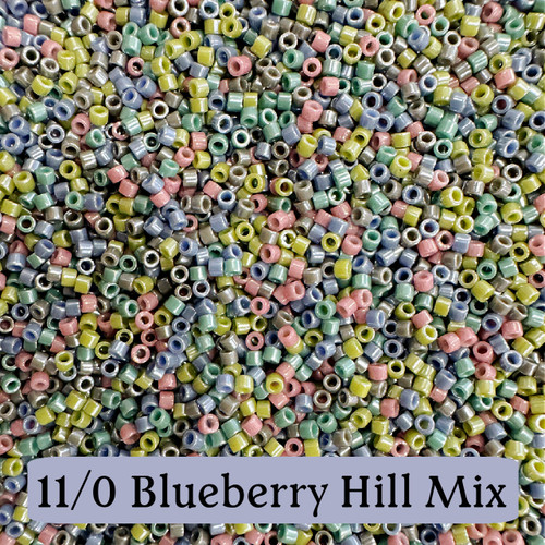 11/0 Blueberry Hill Delica Mix (8g) 11/0 Blueberry Hill Delica Mix (8g)