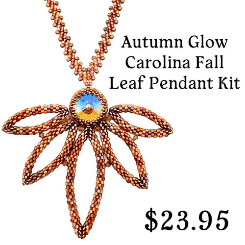 Carolina Fall Leaf Pendant Kit - Autumn Glow Colorway