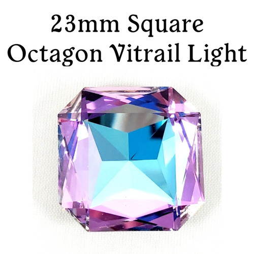 23mm Vitrail Light Square Octagon (1 Piece)