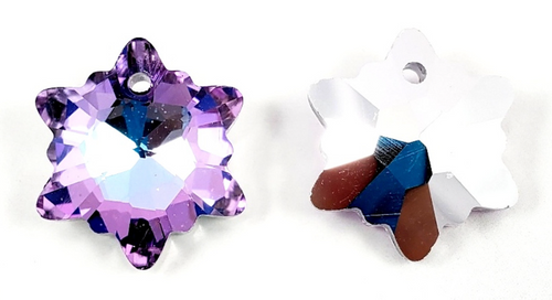 14mm Vitrail Light Edelweiss Pendant (1 Piece) 14mm Vitrail Light Edelweiss Pendant (1 Piece)