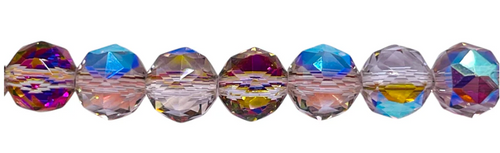 8mm Green Blossom Star Cut Rounds 27pcs