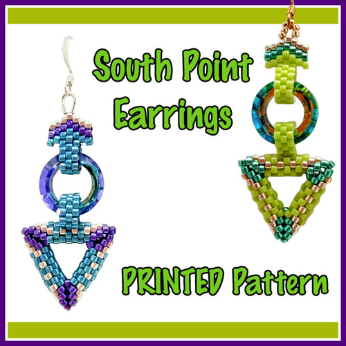 South Point Earrings PRINTED Pattern