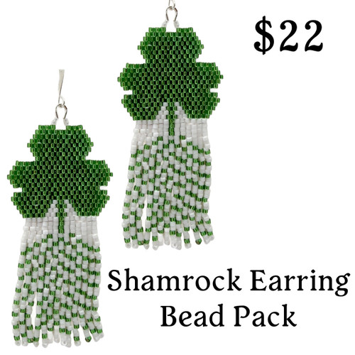 Shamrock Fringe Earring Bead Pack