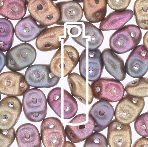 2x4mm Crystal Violet Rainbow Mini Duo (8g) DU0400030-01640