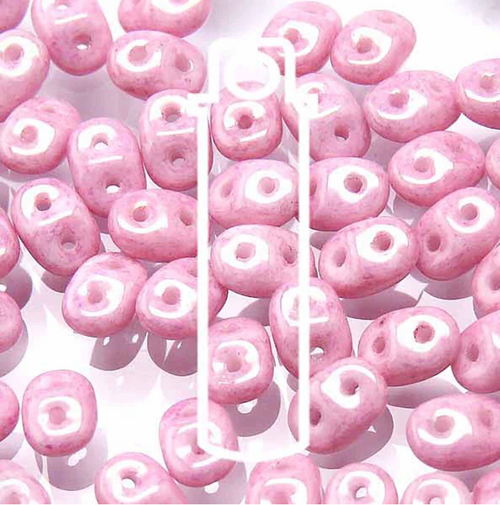 2x4mm Chalk Lilac Luster Mini Duo (8g) DU0403000-14494