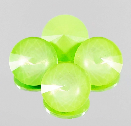 14mm Peridot Aurora Rivoli (1 Piece)