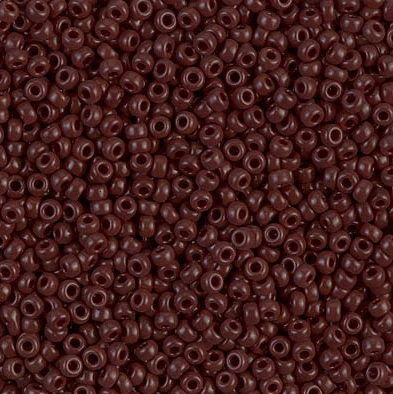 11/0 Opaque Chocolate Miyuki (20g) 11-409