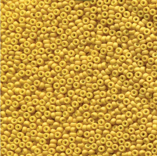 11/0 Opaque Canary Miyuki Seed Beads (20g) 11-2311