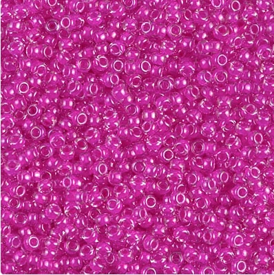 11/0 Fuchsia Lined Crystal Miyuki Seed Beads (10g) 11-209