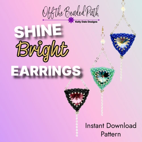 Shine Bright Earrings INSTANT DOWNLOAD Pattern