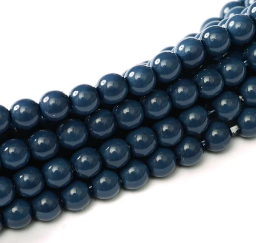 4mm Baltic Blue Fiesta Pearls (100pk) #48396