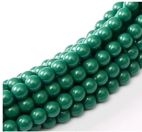 4mm Green Jade Fiesta Pearls (100pk) #48585