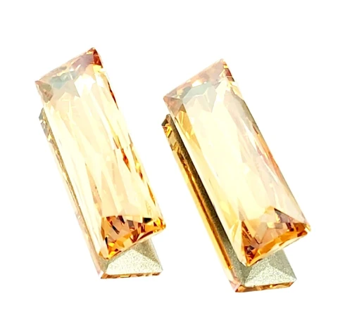 21x7mm Crystal Golden Light Baguette Crystal (1 Piece)