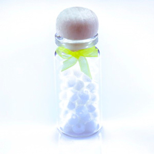 3mm White Jade Thunder Polish Bicone (144pk) #45