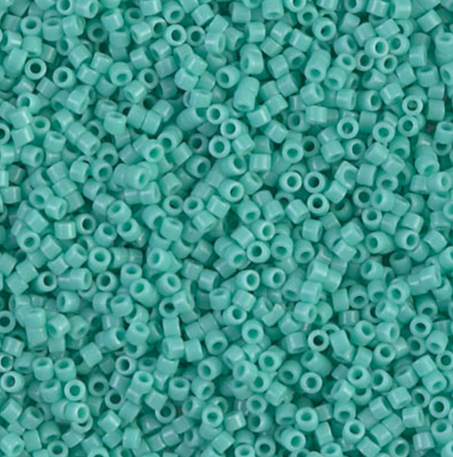 11/0 Opaque Sea Opal Delica Beads db1136 (7.2 Grams)