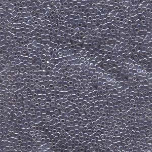 11/0 Lined Crystal/Grey Delica Beads DB242 (7.2 Grams)