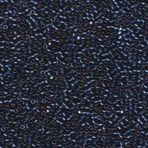 11/0 Lined Dark Blue Luster Delica Beads db278 (7.2 Grams)