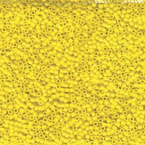 Opaque Yellow 11/0 Delica Beads db721 (7.2 Grams)