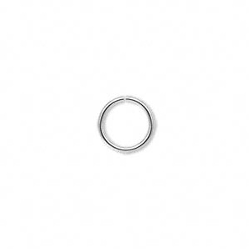 10mm 18ga Silver Plated Jump Ring 100pk