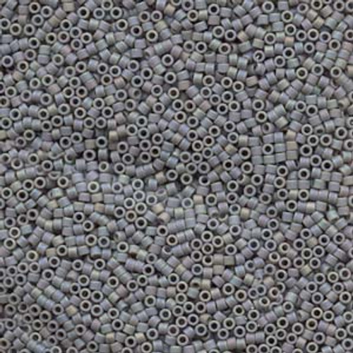 Miyuki Delica Seed bead 11/0 Opaque Light Blue AB 2-inch Tube DB164