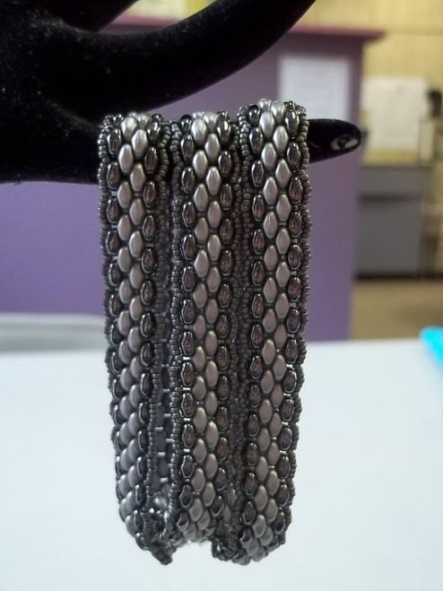 Tubular Peyote Stitch Bangle Bracelet Tutorial - INSTANT DOWNLOAD