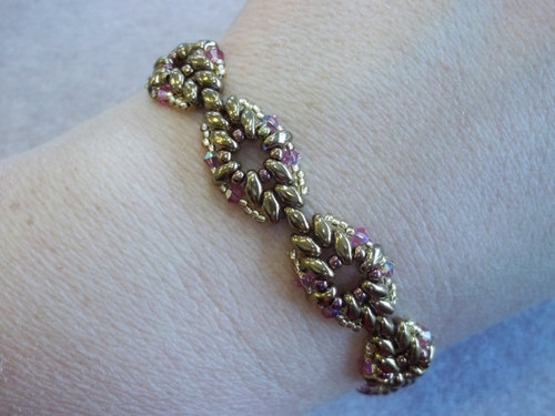 Diamond Duo Bracelet Tutorial - INSTANT DOWNLOAD