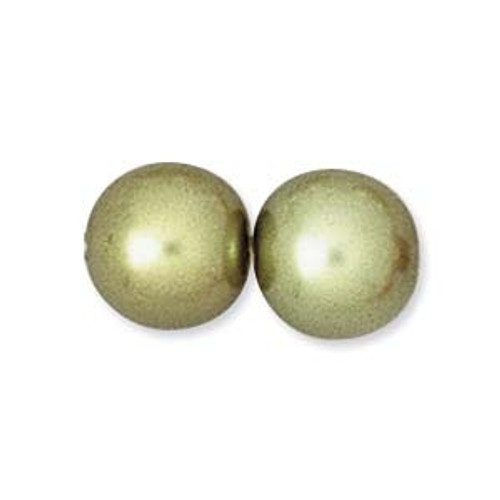 8mm Olivine Pearls (75 Beads)