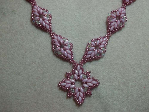 Bead Crochet Pattern: Manhattan Necklace | BeadedTreasury