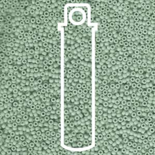 15/0 Matte Seafoam Miyuki Seed Beads (7.2 Grams) 15-2028