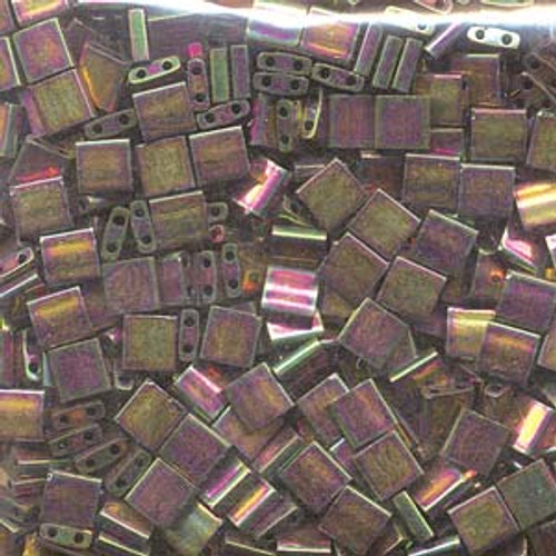 Bronze Metallic Iris Luster 5mm Tila Beads (TL1893)