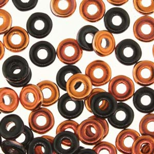 3.8x1mm Jet Sunset O Beads (8 Grams) OB2423980-27137