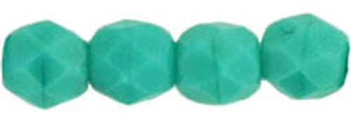 4mm Persian Turquoise Fire Polish Beads (50pk)