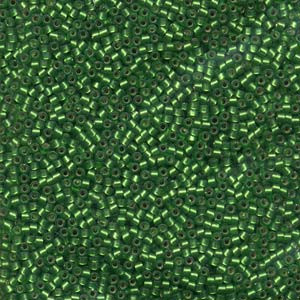 11/0 Delica Semi Matte SL Medium Green (DB688) (7.2 Grams)