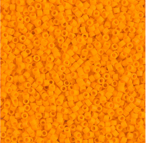 11/0 Matte Opaque Mandrin Delica DB1583 (7.2 Grams)