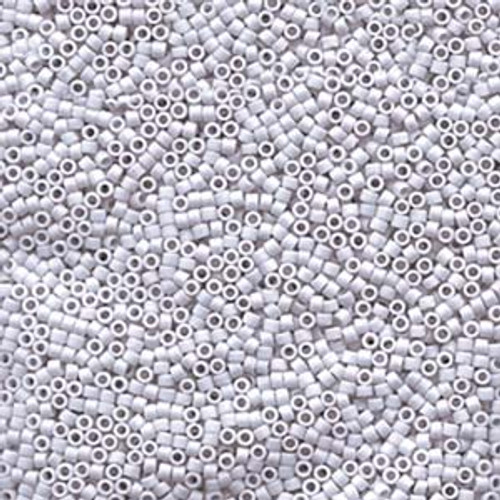 Matte Opaque Ghost Gray 11/0 Delica Beads db1589 (8 Grams)