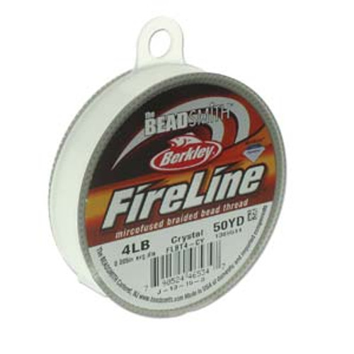 4lb Crystal Fireline - 50yd spool