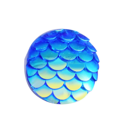 Round Resin Cabochons, Mermaid Fish Scale – FINDINGS STOP