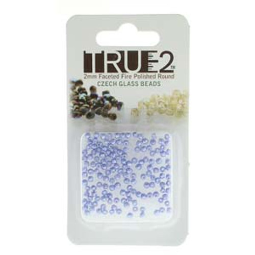 Czech Glass 2mm Firepolish Beads IRIS BLUE