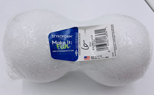 Make it Fun 4 Inch Styrofoam Balls - 2pk