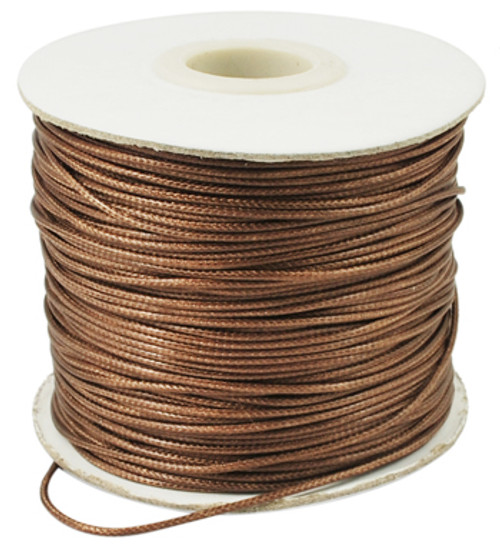 .5mm Sienna Waxed Polyester Cord - 10yds